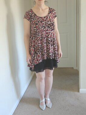 KENSIE ANIMAL PRINT DRESS